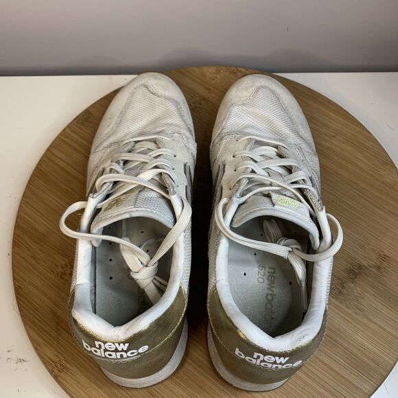 New Balance 520 V1 Womens Size 7.5 B Running Shoes WL520J1 White Sneakers - Picture 7 of 8